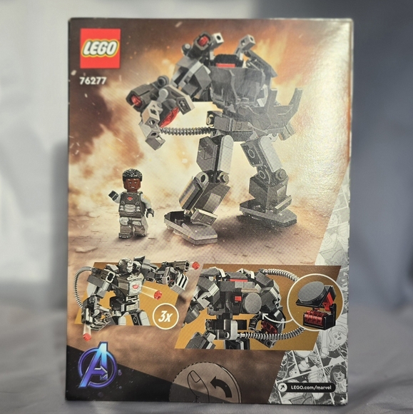 LEGO Marvel War Machine Mech Armor - Black and Gray - Picture 3 of 3